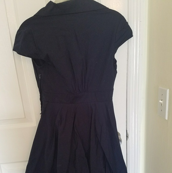 Bailey blue dress with netting - Picture 3 of 5